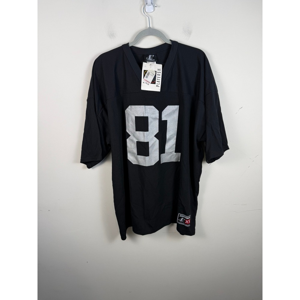 Vintage Logo Athletic Tim Brown Raiders Jersey 81 Black NFL Deadstock XXL‎ 90s
